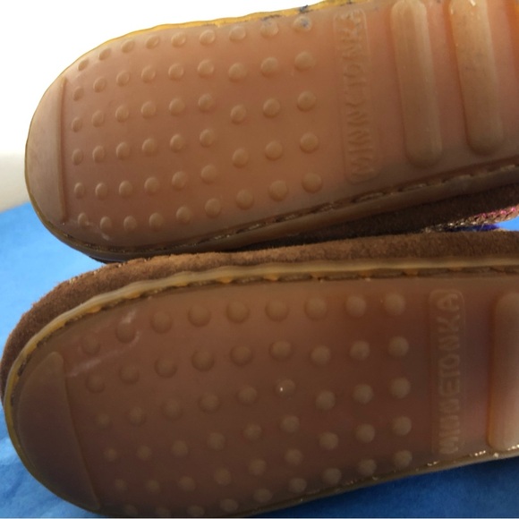 Minnetonka leather boots baby size 4 - Picture 4 of 7